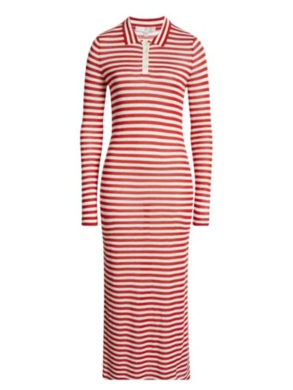 NWT WAYF Colette Red Stripe Long Sleeve Dress sz xs